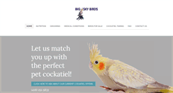 Desktop Screenshot of bigskybirds.com