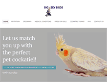 Tablet Screenshot of bigskybirds.com